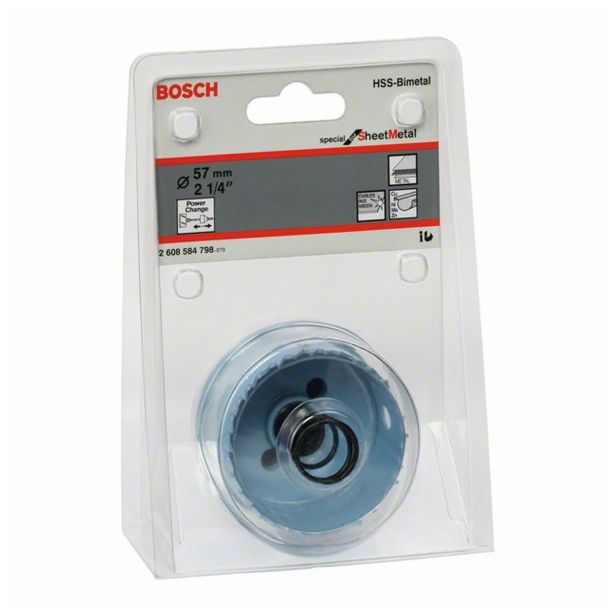 KRONA ZA KOVINO BOSCH 57 MM HSS BI-METAL HITRA SKLOPKA CLICK