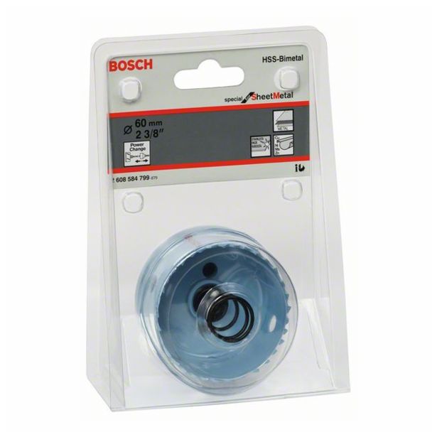 KRONA ZA KOVINO BOSCH 60 MM HSS BI-METAL HITRA SKLOPKA CLICK