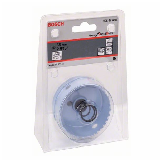 KRONA ZA KOVINO BOSCH 65 MM HSS BI-METAL HITRA SKLOPKA CLICK