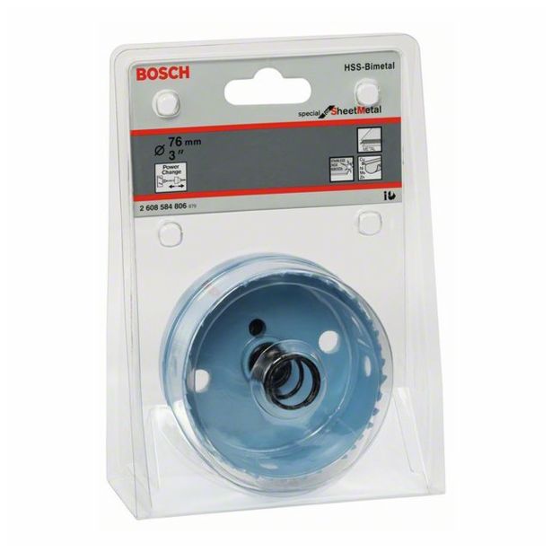 KRONA ZA KOVINO BOSCH 76 MM HSS BI-METAL HITRA SKLOPKA CLICK