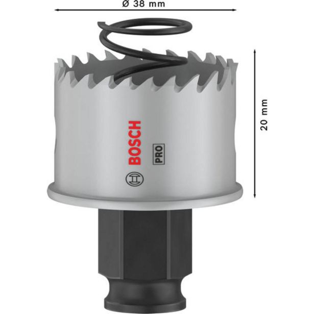 KRONA ZA KOVINO BOSCH PRO SHEET METAL PC PLUS 38 MM