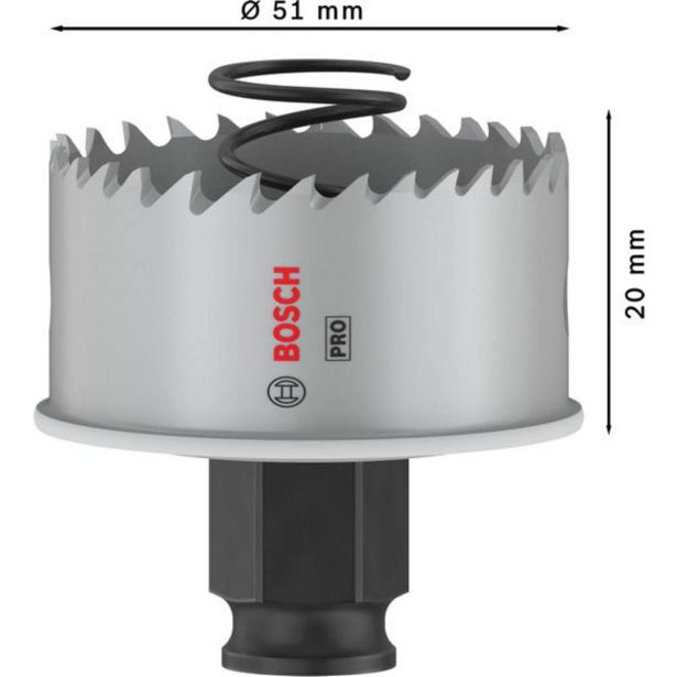 KRONA ZA KOVINO BOSCH PRO SHEET METAL PC PLUS 51 MM