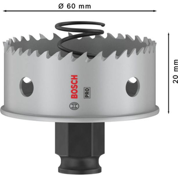 KRONA ZA KOVINO BOSCH PRO SHEET METAL PC PLUS 60 MM