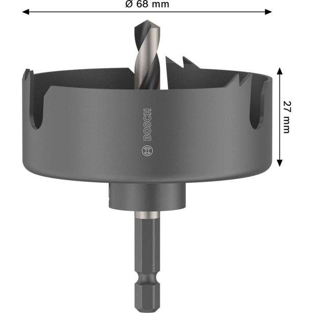 KRONA ZA LES BOSCH 68 X 27 MM