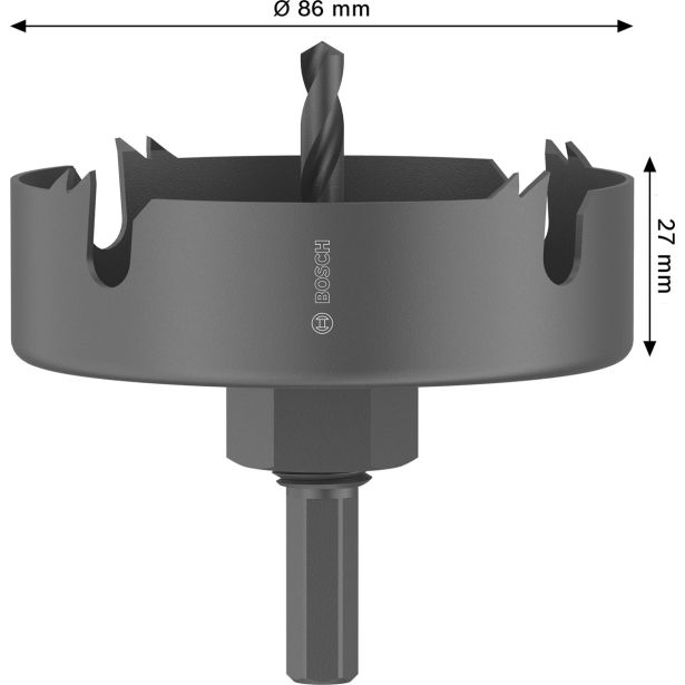 KRONA ZA LES BOSCH 86 X 27 MM