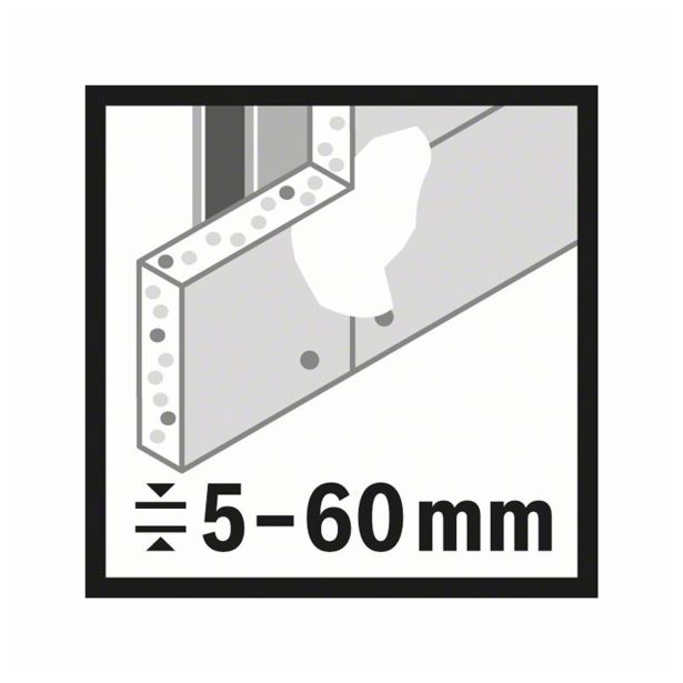 KRONA ZA LES BOSCH KRONA 79 MM VEČNAMENSKA ČRNA