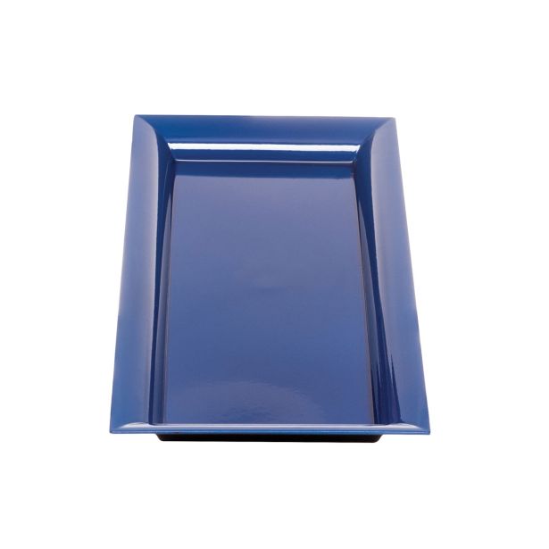 NAMIZNA DEKORACIJA GLOSSTYLE KROŽNIK 41X19 CM MODRI DEKORATIVNI UMETNA MASA