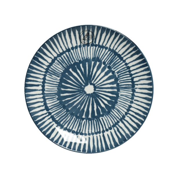 PLITVI KROŽNIK DECORIS PORCELAN Z VZORCEM, SIJAJ