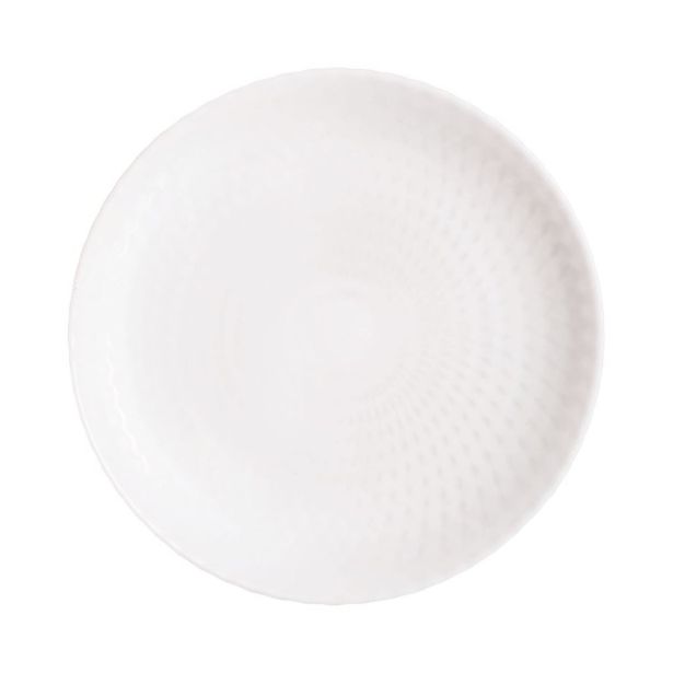 DESERTNI KROŽNIK LUMINARC 19 CM PAMPILLE BELA
