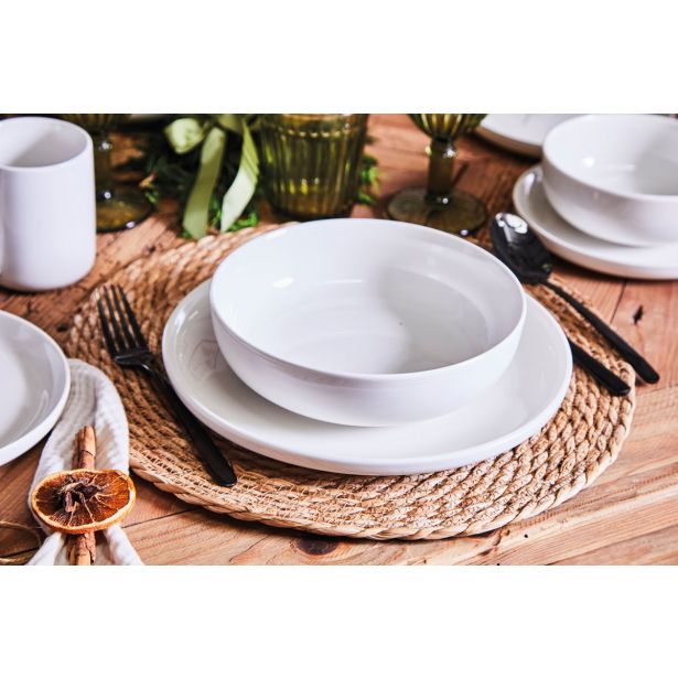 GLOBOKI KROŽNIK TOGNANA 20 CM EDGE BIANCO