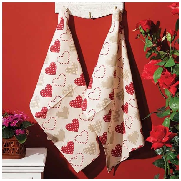 KUHINJSKA KRPA STAR 2/1 SRCE 40X60 CM