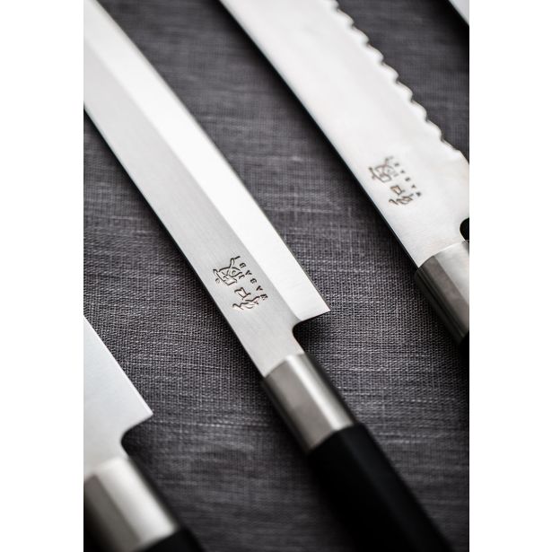 KUHINJSKI NOŽ KAI EUROPE WASABI BLACK IZKOŽEVALNI 10 CM 6710P