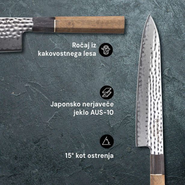 KUHINJSKI NOŽ ROSMARINO RYUKIRI GYUTO 23CM