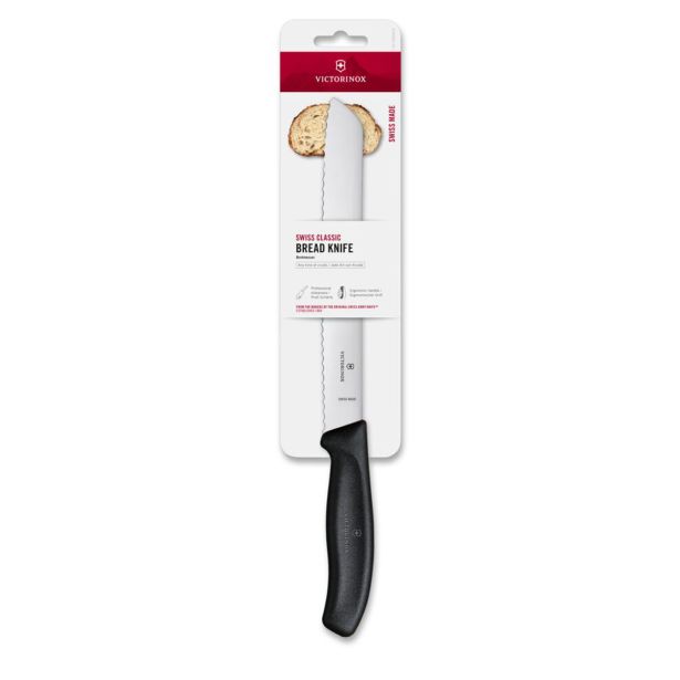 KUHINJSKI NOŽ VICTORINOX ZA KRUH, 21 CM NAZOBČAN
