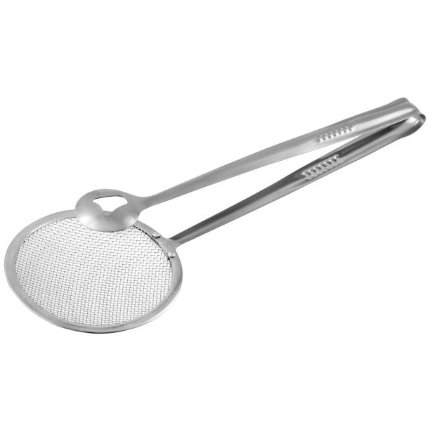 KUHINJSKI PRIPOMOČEK FACKELMANN KLEŠČE ZA KROFE S CEDILOM S/S 29CM