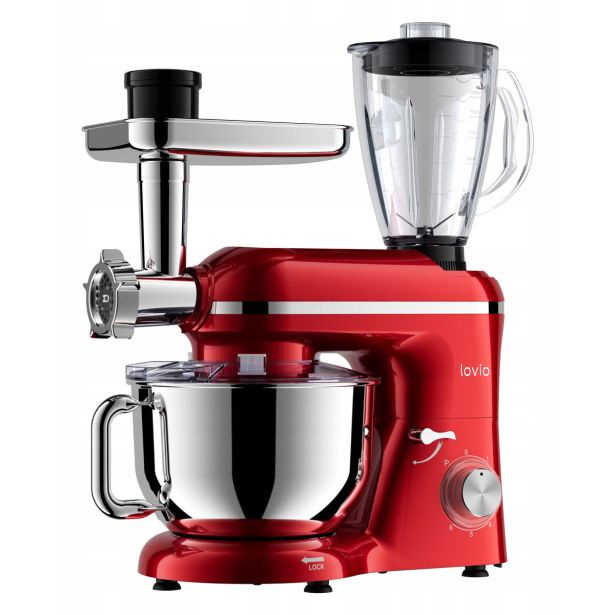 KUHINJSKI ROBOT MANTA LVSTM02P CHEFASSISTANT PLIS, RDEČ