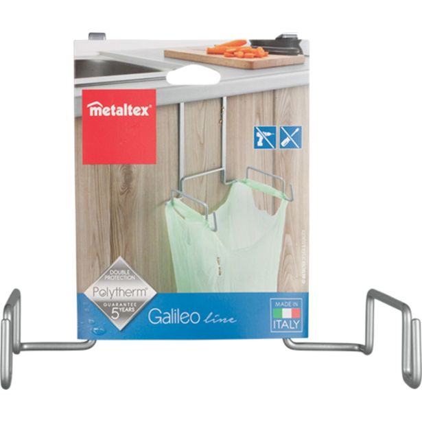 KUHINJSKO DRŽALO METALTEX DRŽALO ZA PLASTIČNE VREČKE GALILEO