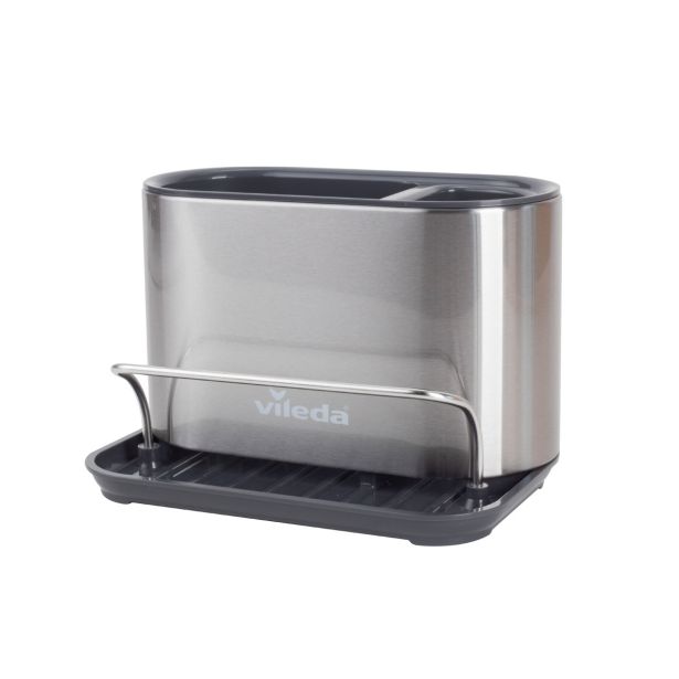 KUHINJSKO POLIČNO STOJALO ORGANIZATOR Z ODCEJALNIKOM VILEDA