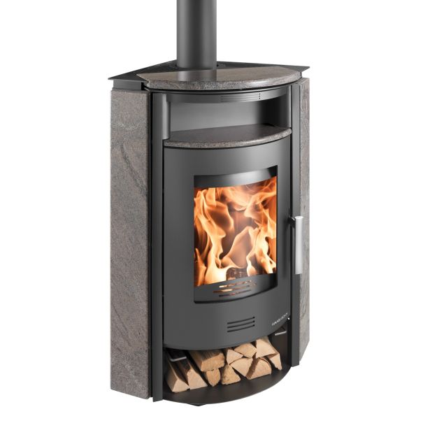 KAMINSKA PEČ HAAS+SOHN KUOPIO-II 265.17-ST BISERNO ČRNA/PARADISO