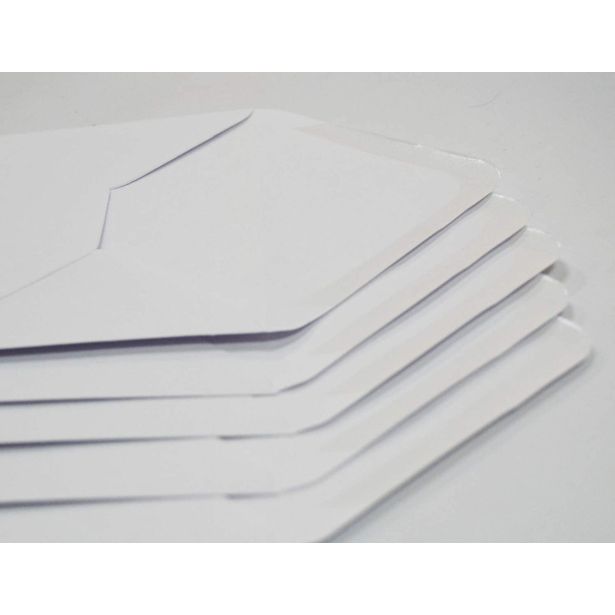 PRAZNOVANJE RAYHER KUVERTE+VIZITKE, SET 50 15.24X15.24 CM BELE BARVE