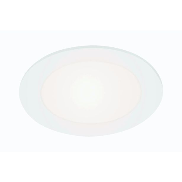 LED PANEL FLAT-IN 3X6W NW FI 102MM, BELA