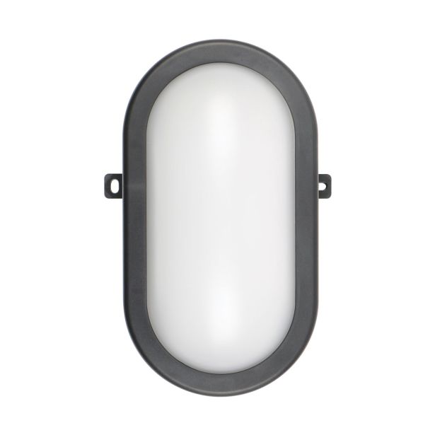 LADIJSKA SVETILKA COMMEL 12W OVALNA ČRNA BREZ MREŽE