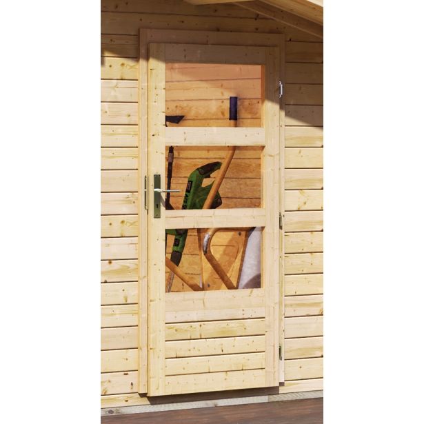 LESENA VRTNA HIŠKA KARIBU LAGOR 2 492X273X312 LES 38MM