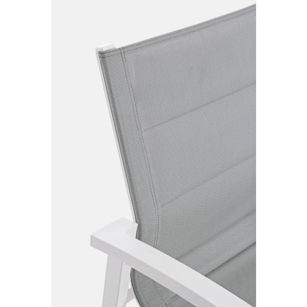 KOVINSKA VRTNA GARNITURA BIZZOTTO LAIKEN, BELA