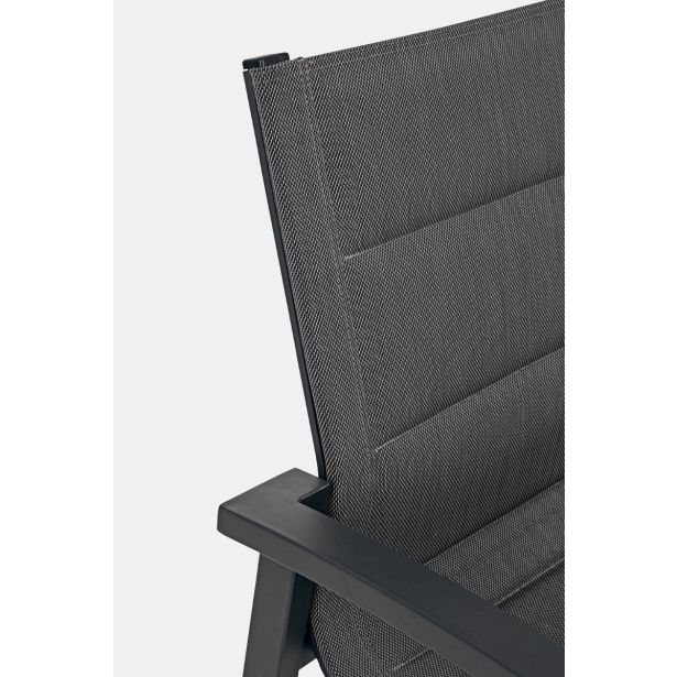 KOVINSKA VRTNA GARNITURA BIZZOTTO LAIKEN, ČRNA