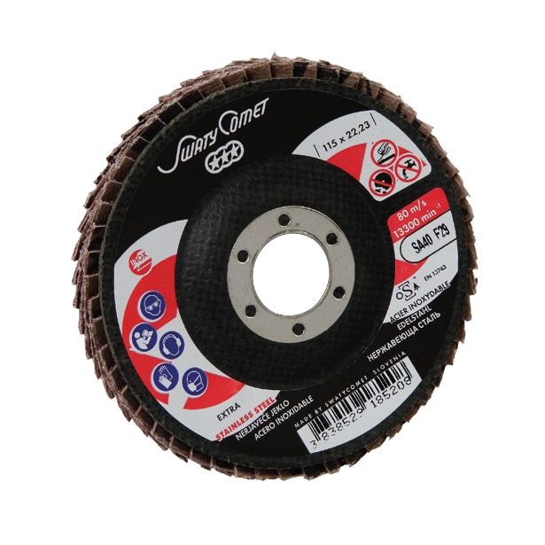 LAMELNI BRUSNI DISK POŠ. SWATYCOMET-S 115X22.23MM K40 KERAMIKA