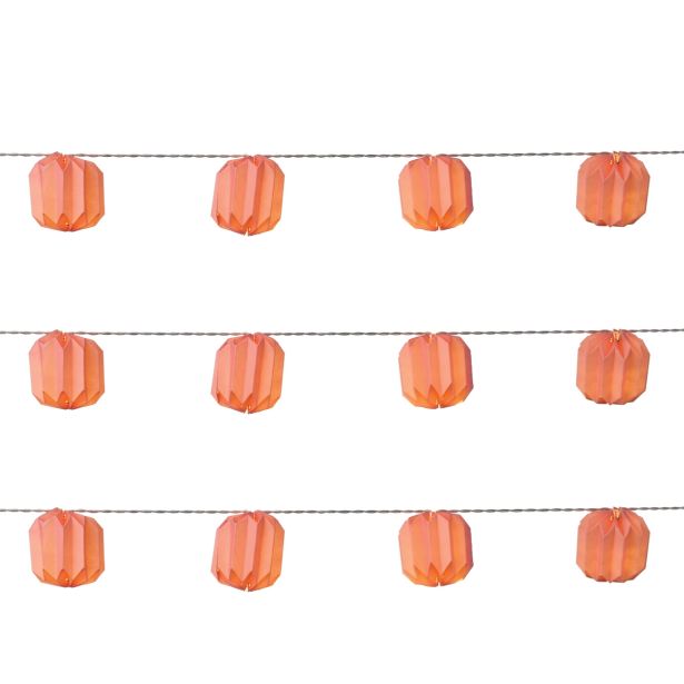VRTNE LUČKE LUCA LIGHTING LAMPIONI POM POM, ROZA DOLŽINA 120 CM