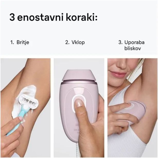 LASERSKI ODSTRANJEV. DLAK BRAUN SILK EXPERT PL 1111 IPL