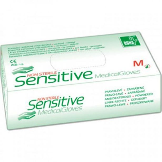 ROKAVICE ZA 1X UPORABO LATEKS ŠT. M ZAV=100KOS NEPUDRANE