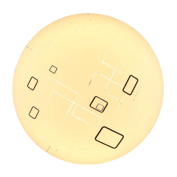 NADGRADNA STROP. SVETILKA LAVA 18W, WW OKROGLA, 360MM