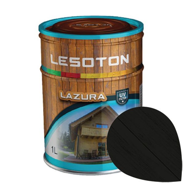 TANKOSLOJNI PREMAZ LESOTON LAZURA ŠT.17 ANTRACIT SIVA 1L