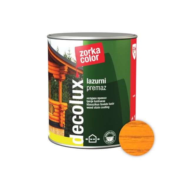 TANKOSLOJNI PREMAZ ZORKA DEKOR DECOLUX LAZURNI PREMAZ 0.75 L 02 BOR