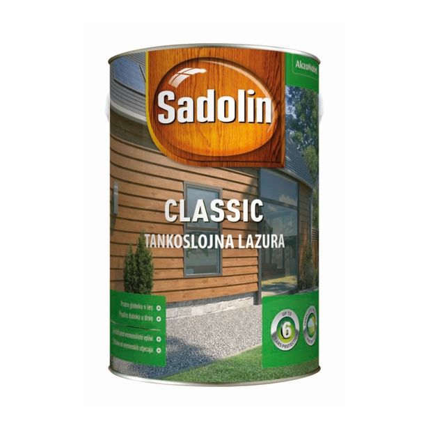 TANKOSLOJNI PREMAZ SADOLIN CLASSIC 7 MAHAGONIJ 5 L