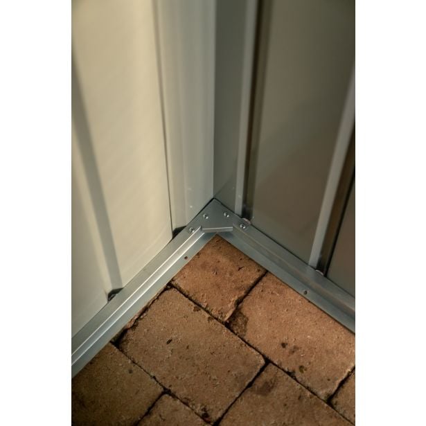 KOVINSKA VRTNA HIŠKA GLOBEL LEAN TO 58 ANTRACIT Š155 X G242 X V203