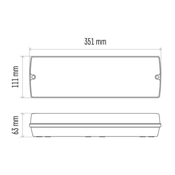 VARNOSTNA SVETILKA EMOS LED 3W, 3H, IP65
