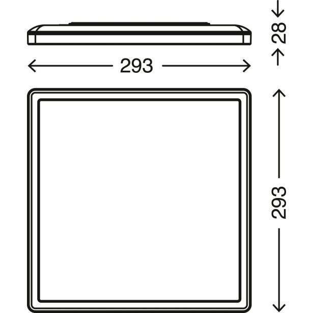 LED PANEL 18W NW KVADRATNI DIREKT / INDIREKT