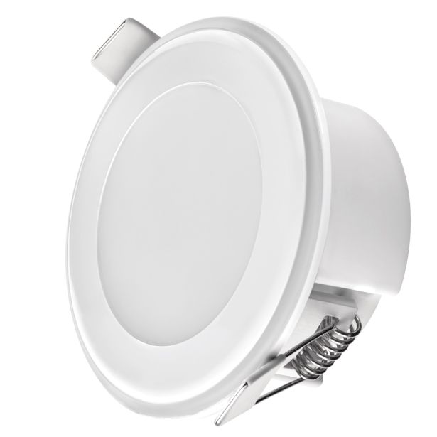 LED PANEL EMOS 5.5W NW BELI, OKROGLI 2V1, VGRADNI