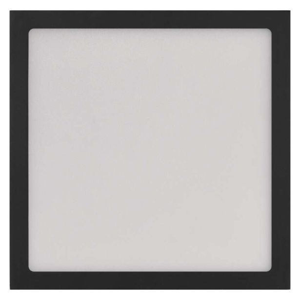 LED PANEL EMOS NEXXO 12.5W CCT, ČRNI KVADRATNI , NADGRADNI