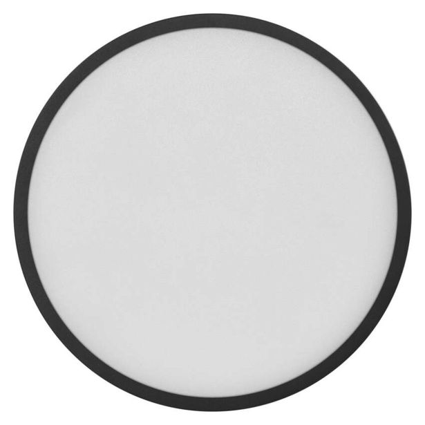 LED PANEL EMOS NEXXO 28W CCT, ČRNI OKROGLI, NADGRADNI