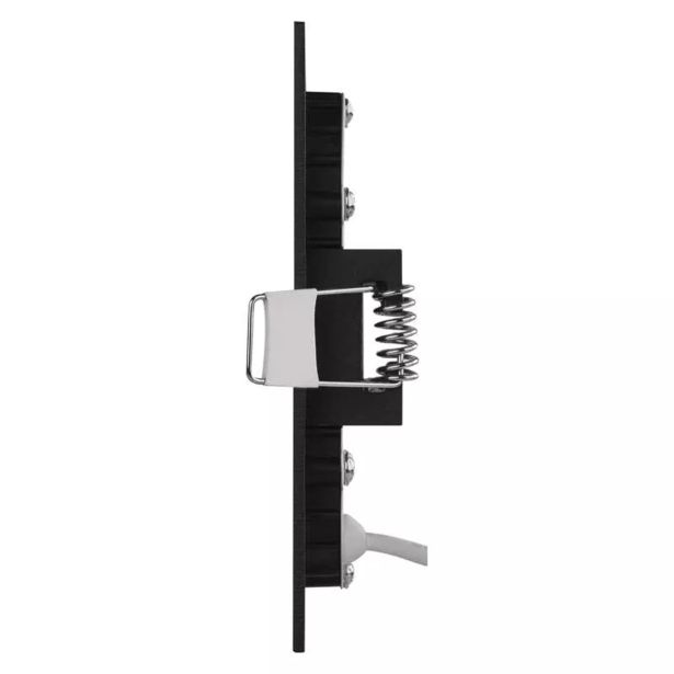 LED PANEL EMOS NEXXO 7W CCT, ČRNI KVADRATNI VGRADNI