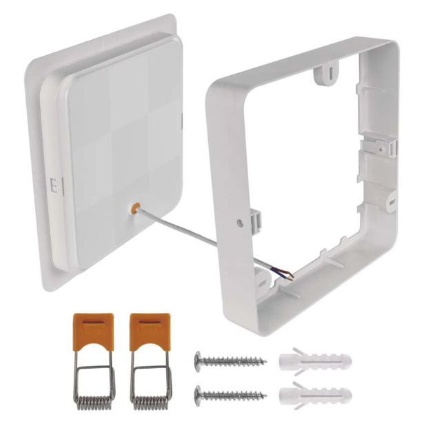 LED PANEL EMOS RUBIC 24W NW, BELI KVADRATNI, NADG./VGRAD.