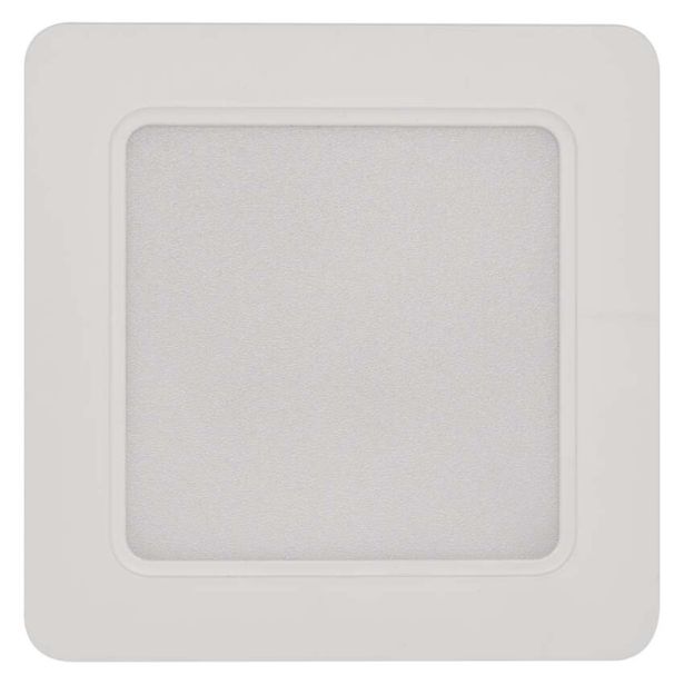 LED PANEL EMOS RUBIC 9W NW, BELI KVADRATNI, NADG./VGRAD.