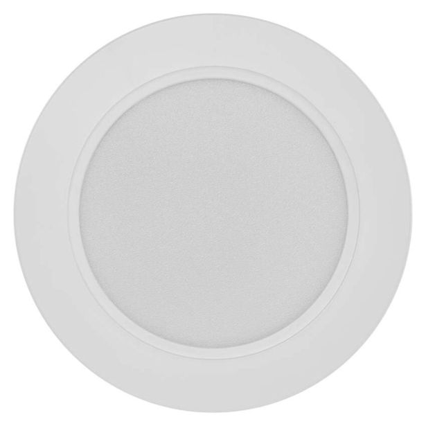 LED PANEL EMOS RUBIC 9W NW, BELI OKROGLI, NADG./VGRAD.