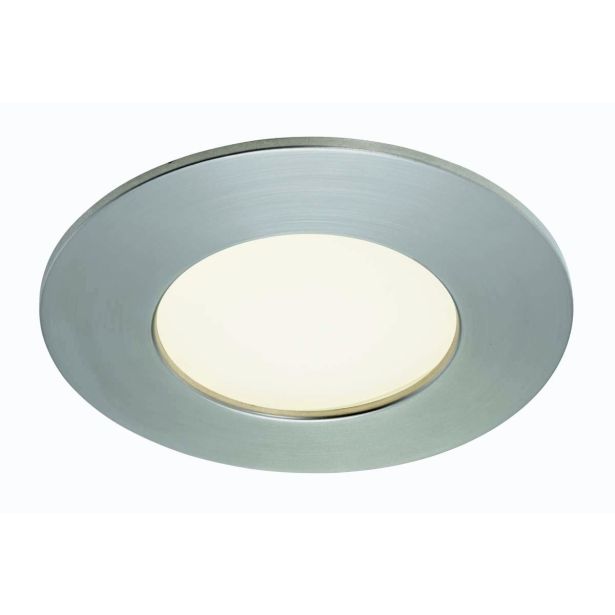 LED PANEL FLAT-IN 3X5W NW FI 85 MM, MAT NIKEL