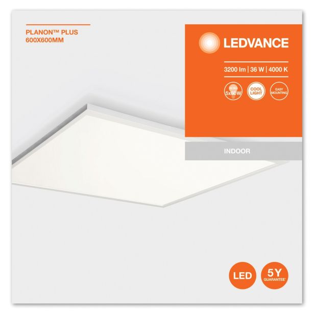 LED PANEL LEDVANCE PLANON PLUS 36W 60X60, 4000K