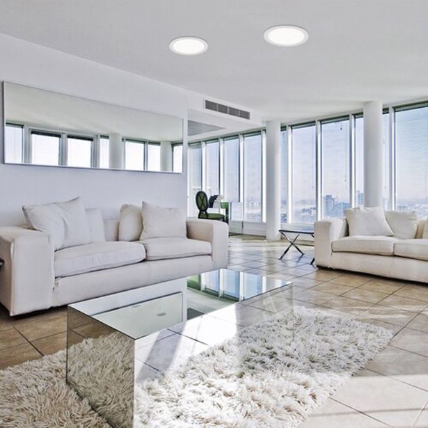 LED PANEL RABALUX SHAUN2 18W 4000K BELA OKROGLA